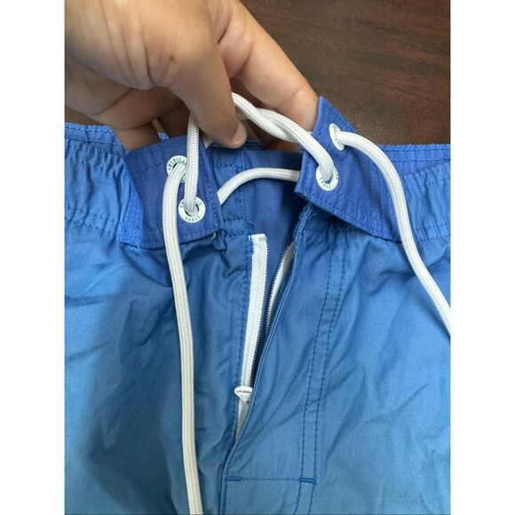 American Eagle Men’s Ombré Swim Trunks Size Medium - Picture 3 of 8